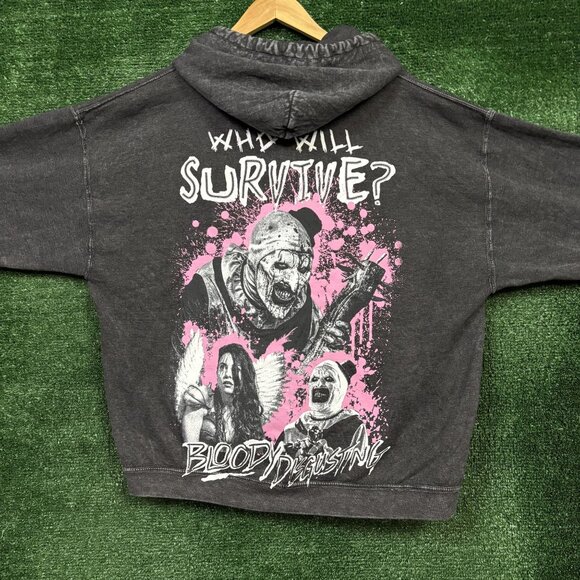 Bloody Disgusting x Terrifier Hoodie Size XL - Picture 5 of 7